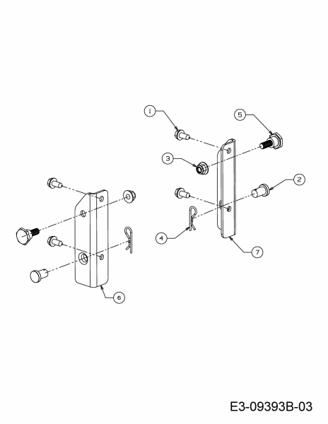 Ersatzteile Zubehör Garten- und Rasentraktoren Grasfangeinrichtung für 900 Serie (NX-09) mit Mähwerk G (42/107cm) Typ: 19A30003OEM  (2017) Halter für 700 Serie (LT-5)