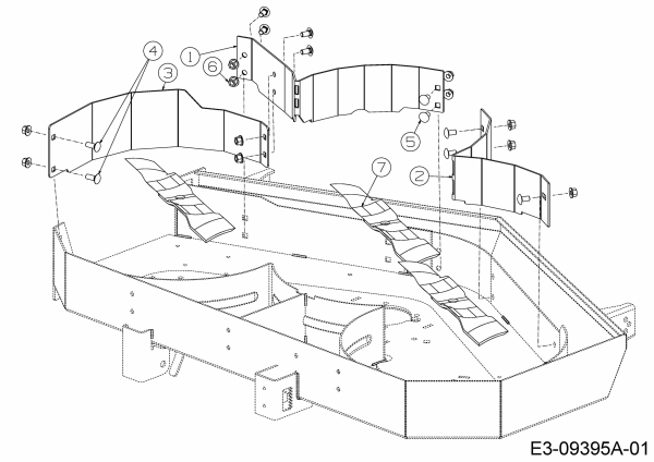 Cub Cadet Ersatzteile Zero Turn XZ3 122 17BIDGHB603  (2017) Mulch Kit