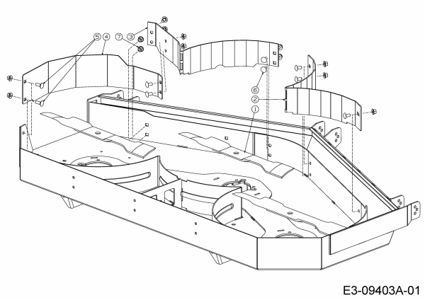 Ersatzteile Zubehör Zero Turn Mulch Kits für Tank L 60 Commercial Typ: 19A70039100  (2015) Mulch Kit