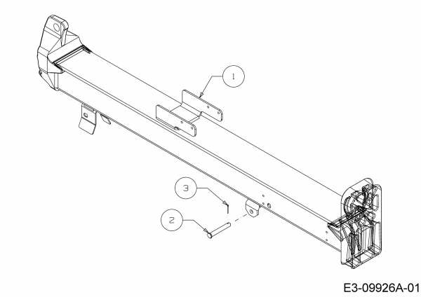 Ersatzteile Troy-Bilt Holzspalter TB 33 LS Typ: 24BL59M5766  (2018) Tragbalken