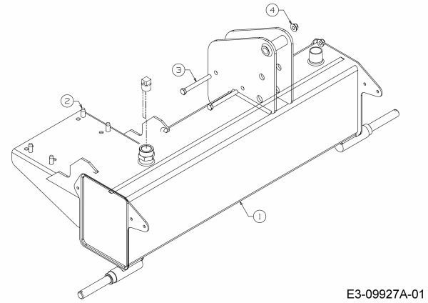Ersatzteile Troy-Bilt Holzspalter TB 33 LS Typ: 24BL59M5766  (2016) Öltank