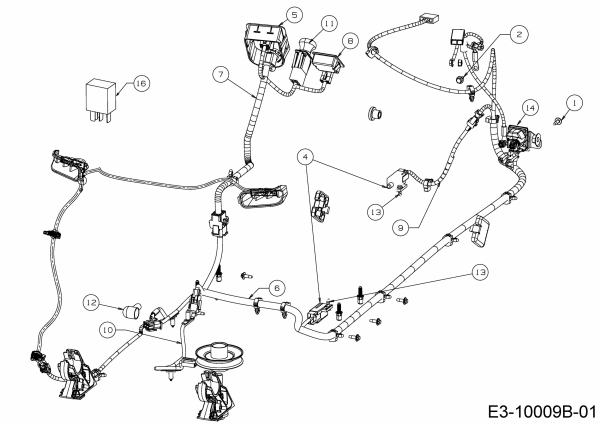 Cub Cadet Ersatzteile Rasentraktoren XT1 OS96 13A8A1CF603  (2019) Elektroteile