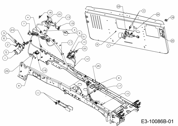 Cub Cadet Ersatzteile Rasentraktoren XT3 QR106E 13BIA5CR603  (2020) Elektroteile