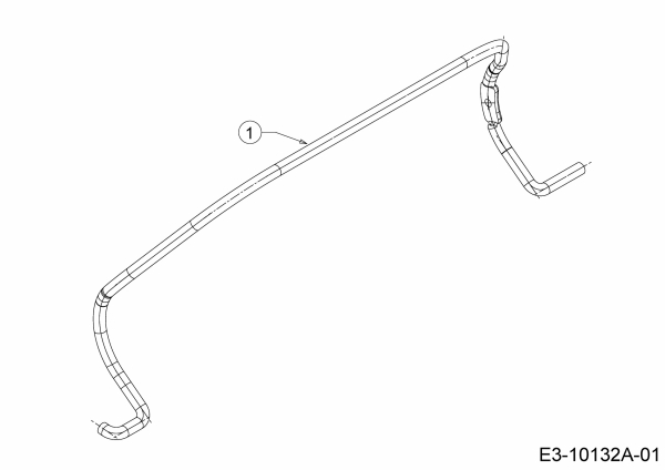 Ersatzteile MTD Benzin Rasenmäher ohne Antrieb Optima G 46 MB Typ: 11E-705B600  (2017) Bremsbügel 