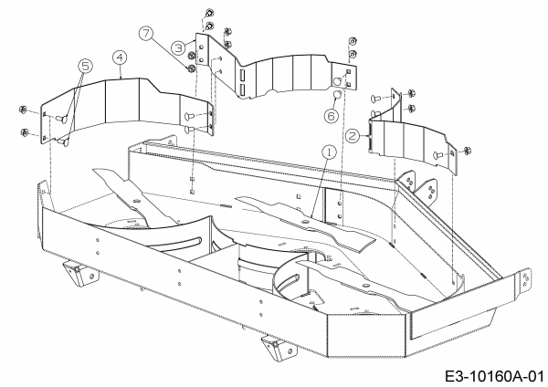 Ersatzteile Zubehör Zero Turn Mulch Kits für Z1 137 Typ: 19A70038100  (2018) Mulch Kit