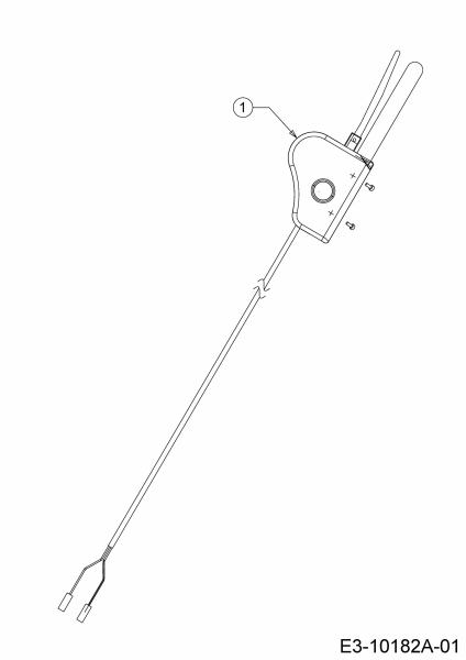 Ersatzteile WOLF-Garten Elektro Rasenmäher ohne Antrieb Blue Power 37 E Typ: 18BWG1Y1C50  (2017) Schalter 