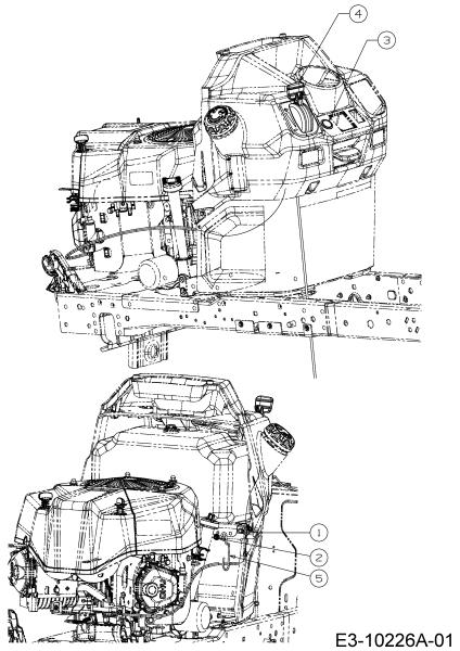 Cub Cadet Ersatzteile Rasentraktoren LX 42 13AZA4CS330  (2017) Gaszug