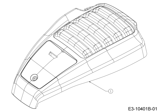 Cub Cadet Ersatzteile Motormäher SC 100 HW 11A-B9M5710  (2018) Motorhaube