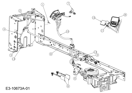 Cub Cadet Ersatzteile Rasentraktoren XT2 PS117I 13BZA1CN603  (2020) Elektroteile