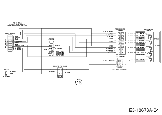 Cub Cadet Ersatzteile Rasentraktoren XT2 PS117I 13BZA1CN603  (2020) Schaltplan Elektromagnetkupplung