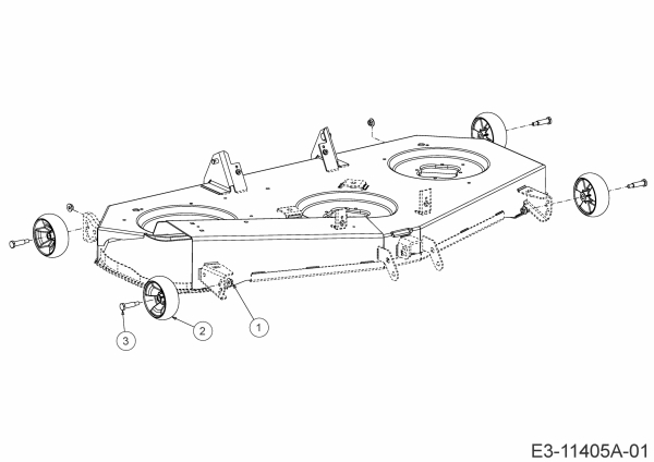 Cub Cadet Ersatzteile Gartentraktoren XT3 QS127 14AFA5CQ603  (2020) Räder Mähwerk