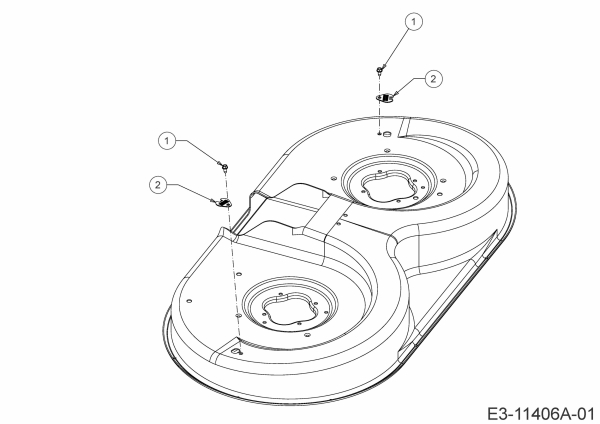 Ersatzteile MTD Rasentraktor Smart RE 130 H Typ: 13A771KE600  (2020) Waschdüse 