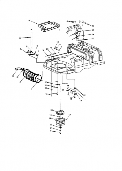 Cub Cadet Ersatzteile Zero Turn Z 48 53BA1B5M603  (1999) Auspuff