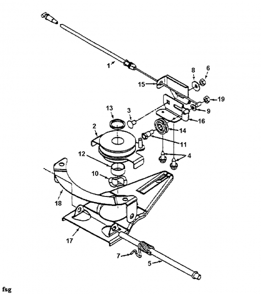 Ersatzteile Yard-Man Motormäher mit Antrieb YM 6521 C Typ: 12A-999L643  (1998) Variator
