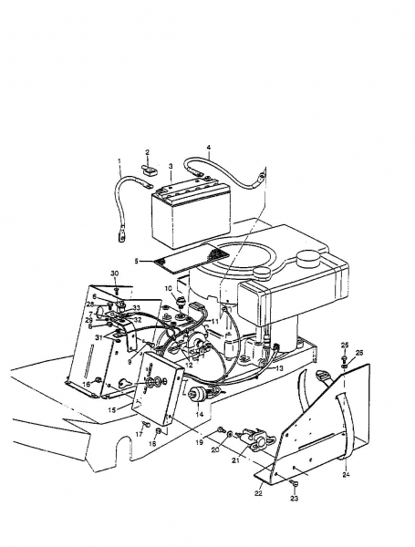Ersatzteile MTD Rasentraktor F 125 Typ: 13A-522-678  (1998) Elektroteile 