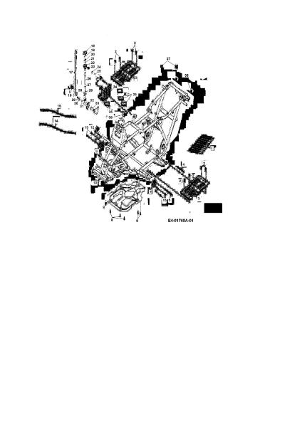 Cub Cadet Ersatzteile Quads UT 300 36AB146-603  (2008) Rahmen
