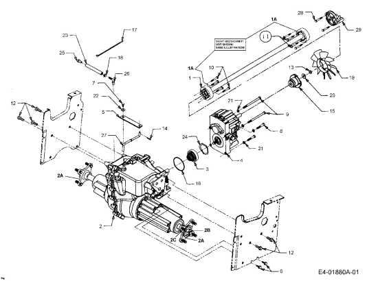 Cub Cadet Ersatzteile Rasentraktoren HDS 2205 13A-298-603  (2004) Getriebe, Hydrostat