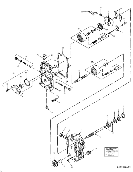 Cub Cadet Ersatzteile Rasentraktoren HDS 2205 13A-298-603  (2004) Hydrostat