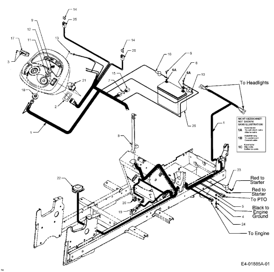 Cub Cadet Ersatzteile Rasentraktoren HDS 2205 13A-298-603  (2004) Elektroteile