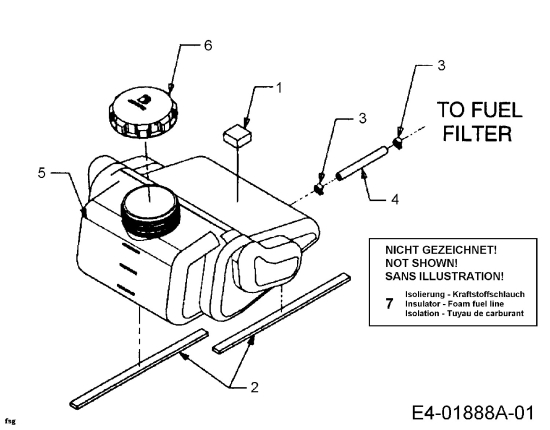 Cub Cadet Ersatzteile Rasentraktoren HDS 2205 13A-298-603  (2004) Tank
