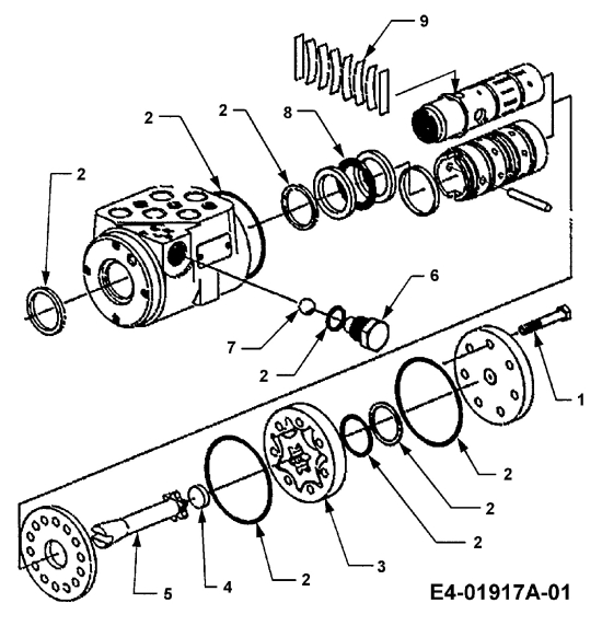 Cub Cadet Ersatzteile Gartentraktoren HDS 3235 14B-692-603  (2007) Hydraulikpumpe Lenkung