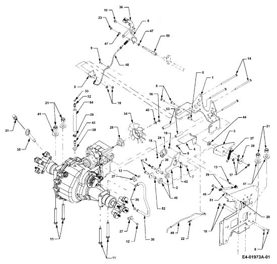 Cub Cadet Ersatzteile Gartentraktoren HDS 3235 14A-676-603  (1999) Anbauteile Hinterachse