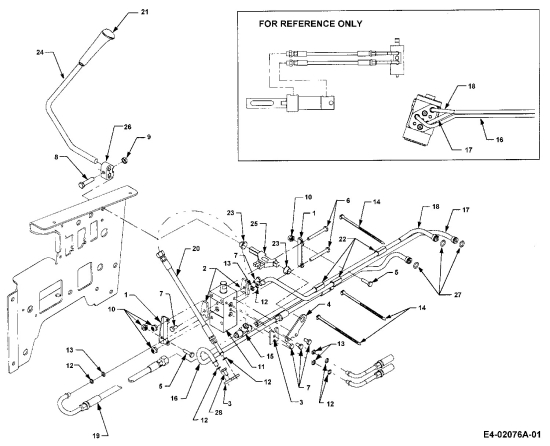Cub Cadet Ersatzteile Gartentraktoren HDS 3186 14A-668-603  (1999) Hydraulik