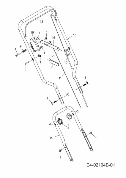 Ersatzteile MTD Rasenkantenschneider 550 G Typ: 25A-550G678  (2013) Holm 