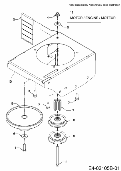 Ersatzteile MTD Rasenkantenschneider 550 G Typ: 25A-550G678  (2014) Rahmen 