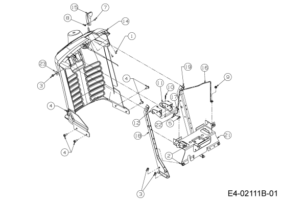 Cub Cadet Ersatzteile Gartentraktoren GT 1223 14AP13CP603  (2006) Armaturenbrett