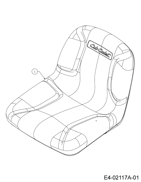 Cub Cadet Ersatzteile Gartentraktoren GT 1223 14AB13CP603  (2006) Sitz