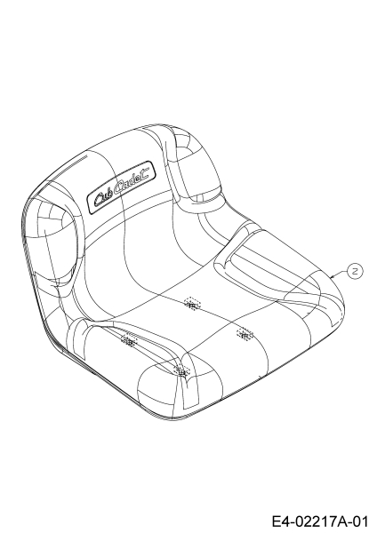 Cub Cadet Ersatzteile Rasentraktoren CC 1020 13AE11CG603  (2005) Sitz