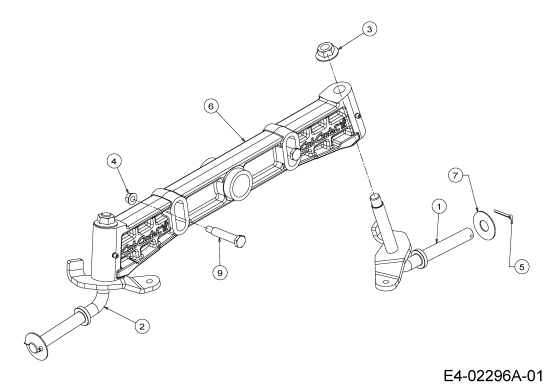 Cub Cadet Ersatzteile Rasentraktoren CC 1527 13A-241G603  (2003) Vorderachse