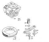 Ersatzteile WOLF-Garten Benzin Rasenmäher ohne Antrieb 2.42 T Typ: 4760880 Serie C ab C 23410  (1998) Messer, Messeraufnahme, Motor 