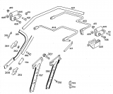 Ersatzteile WOLF-Garten Benzin Rasenmäher mit Antrieb 6.42 HA Typ: 4776000 Serie A  (1998) Holm 