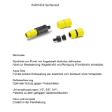 GARDENA Ersatzteile KÄRCHER Spritzenset