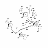 Ersatzteile WOLF-Garten Elektro Rasenmäher ohne Antrieb Power Edition 40 E Typ: 4028000 Serie F  (2005) Höhenverstellung, Räder 