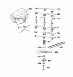 Ersatzteile WOLF-Garten Benzin Rasenmäher mit Antrieb 2.46 HA Typ: 4605007 Serie A, B  (2003) Messer, Messeraufnahme, Motor 