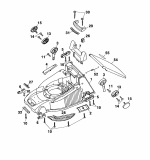 Ersatzteile WOLF-Garten Elektro Rasenmäher mit Antrieb Premio 40 EAKF Typ: 4027003 Serie A, B  (2002) Mähwerksgehäuse 