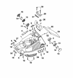 Ersatzteile WOLF-Garten Elektro Rasenmäher ohne Antrieb Premio 40 EKF Typ: 4026000 Serie A, B  (2002) Mähwerksgehäuse 
