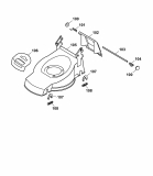 Ersatzteile WOLF-Garten Benzin Rasenmäher mit Antrieb 2.53 BA Typ: 4223000 Serie E  (2007) Mähwerksgehäuse 