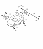 Ersatzteile WOLF-Garten Benzin Rasenmäher mit Antrieb 2.53 BA Typ: 4223000 Serie G  (2007) Mähwerksgehäuse 