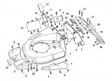 Ersatzteile WOLF-Garten Benzin Rasenmäher mit Antrieb Concept 43 BA Typ: 4350000 Serie A  (1999) Mähwerksgehäuse 
