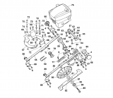 Ersatzteile WOLF-Garten Benzin Rasenmäher mit Antrieb Concept 43 BA Typ: 4350000 Serie A  (1999) Gestell, Messer, Motor 