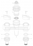 Ersatzteile GARDENA 2-Wege-Verteiler 1210