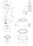 Ersatzteile GARDENA Tauchpumpe 7000 S 1449 bis Baujahr 2001