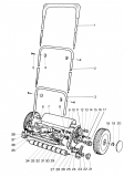 GARDENA Ersatzteile Handrasenmäher 330 SL 2470