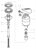 Ersatzteile GARDENA Turbinenregner mit Spike 831