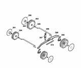 Ersatzteile WOLF-Garten Elektro Rasenmäher ohne Antrieb 2.34 CPK Typ: 4904005 Serie A  (2005) Höhenverstellung, Räder 