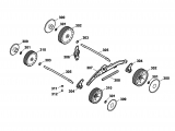 Ersatzteile WOLF-Garten Elektro Rasenmäher ohne Antrieb 2.32 E-1 Typ: 4905000 Serie A  (2006) Höhenverstellung, Räder 